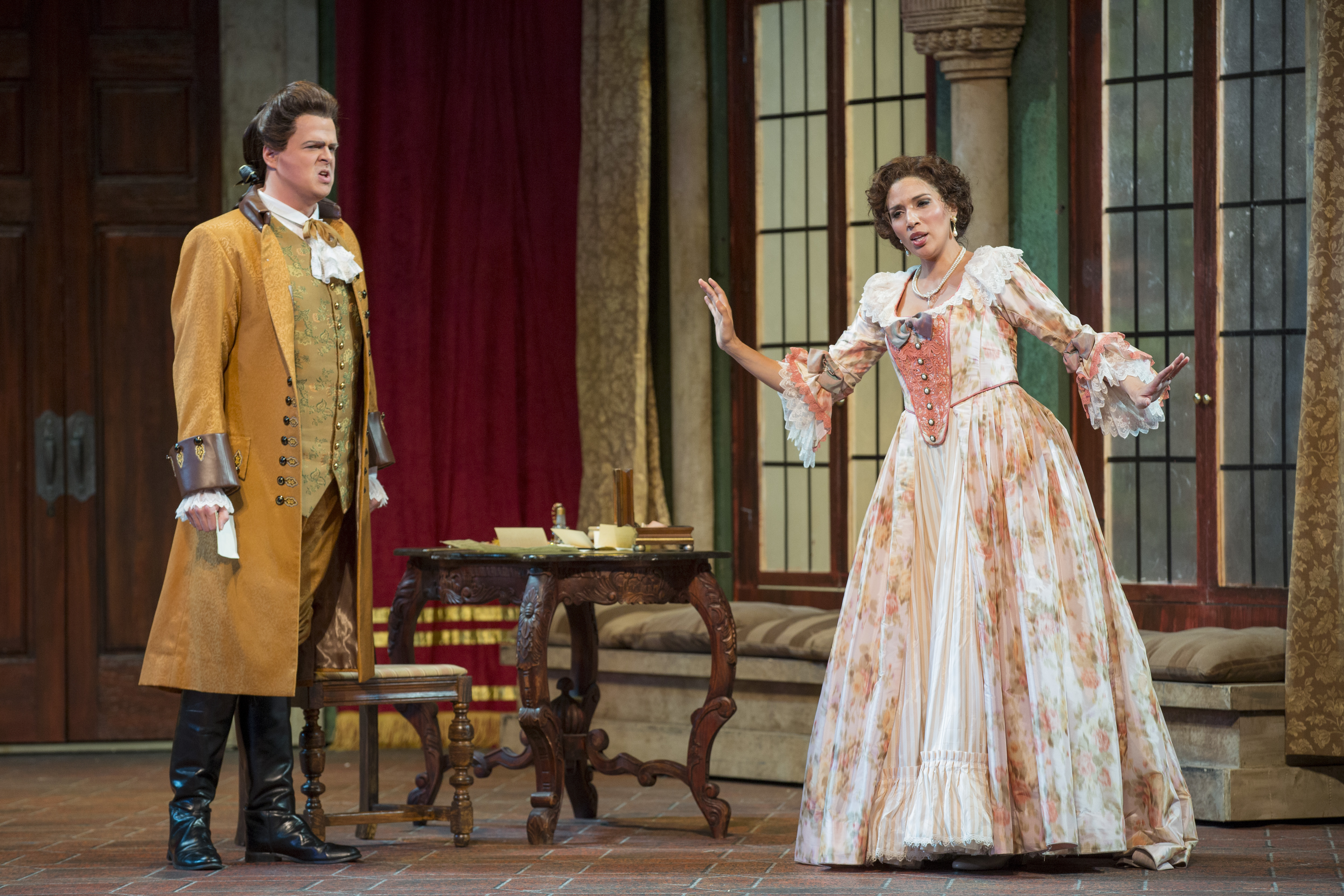 The Count confronts Countess Almaviva