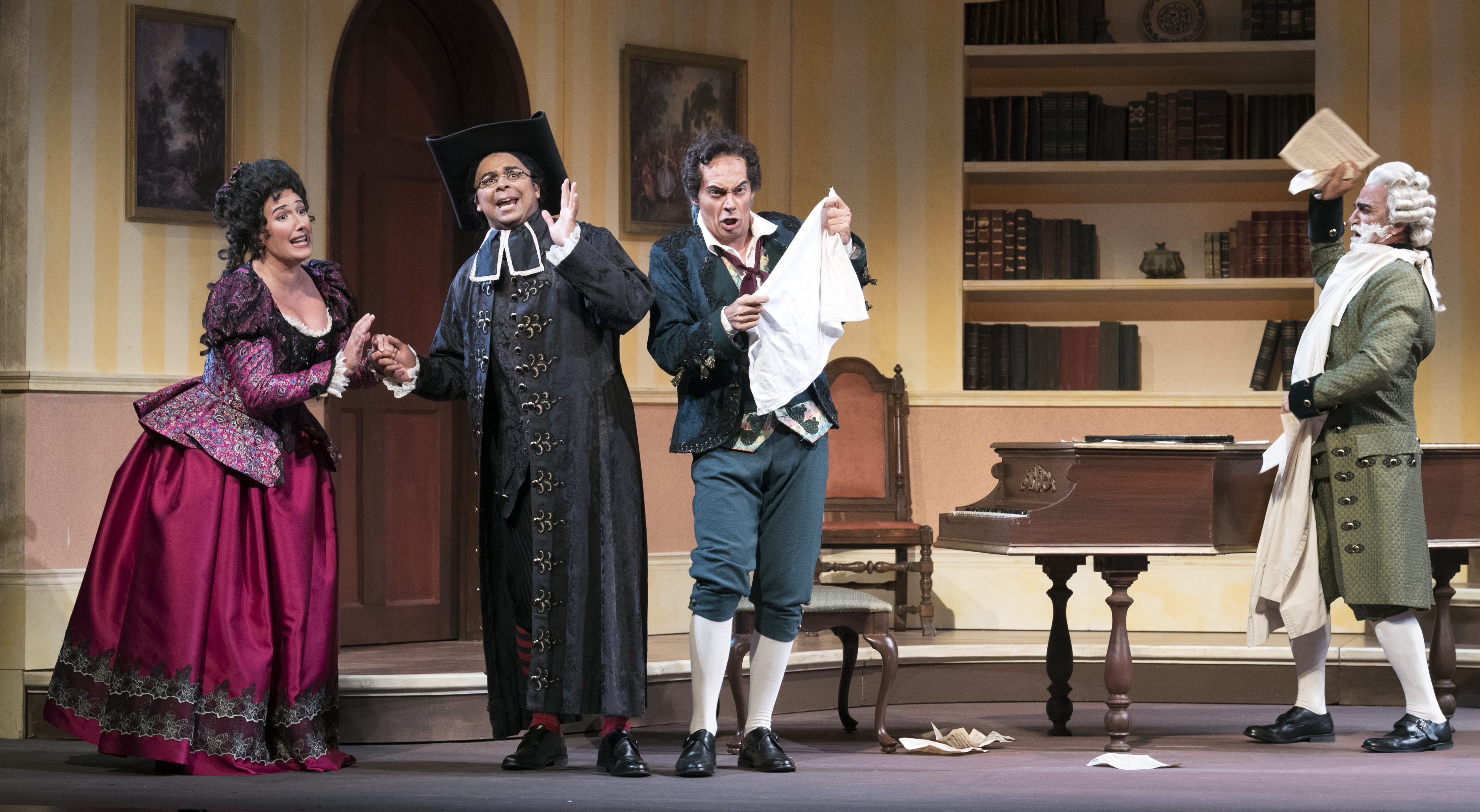 The Barber of Seville - Rosina, Count Almaviva, Figaro, and Dr. Bartolo